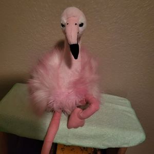 NEW PURELY LUXE Aurora Pink Flamingo 16" Plush Toy Stuffed Animal